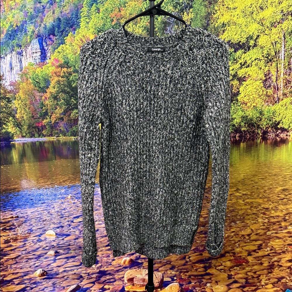 George Black and Gray Women's Sweater